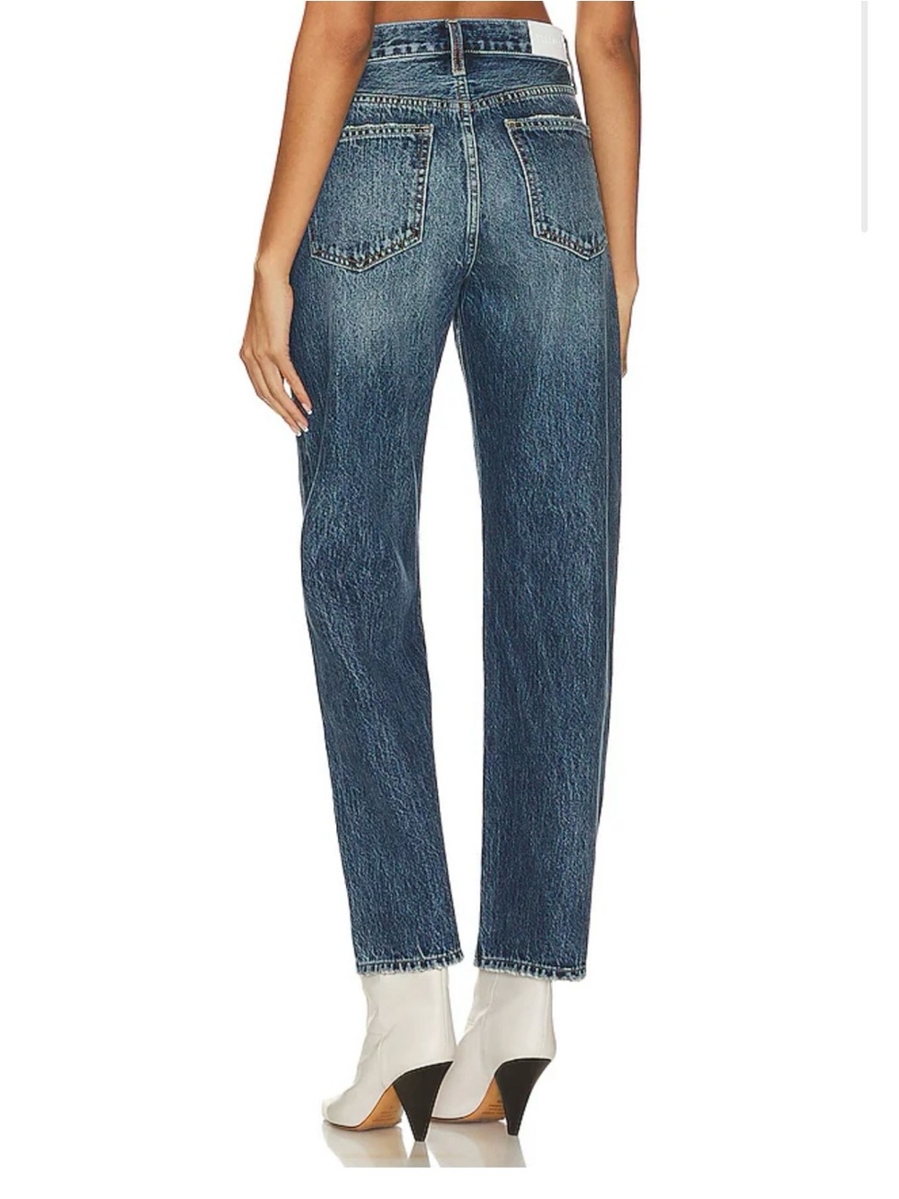 NWT Pistola Lexi Mid Rise Bowed Straight In Artisan Jeans 30 - Picture 3 of 11